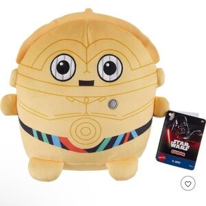 Star Wars Cuutopia Plush C-3PO Figure, 7” Soft Pillow Toy